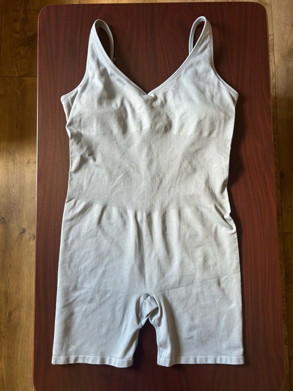 PINK Victoria's Secret NWT Light Gray Active Romper